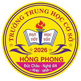 Website Trường THCS Hồng Phong - Xã Đức Châu - Nghệ An